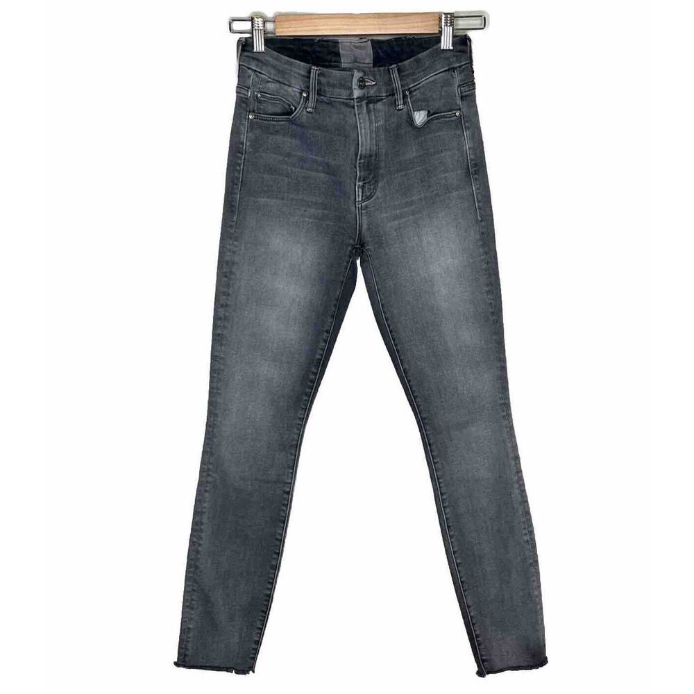 Mother Women's Huntress High Waisted The Looker Ankle Fray Jeans Size 26